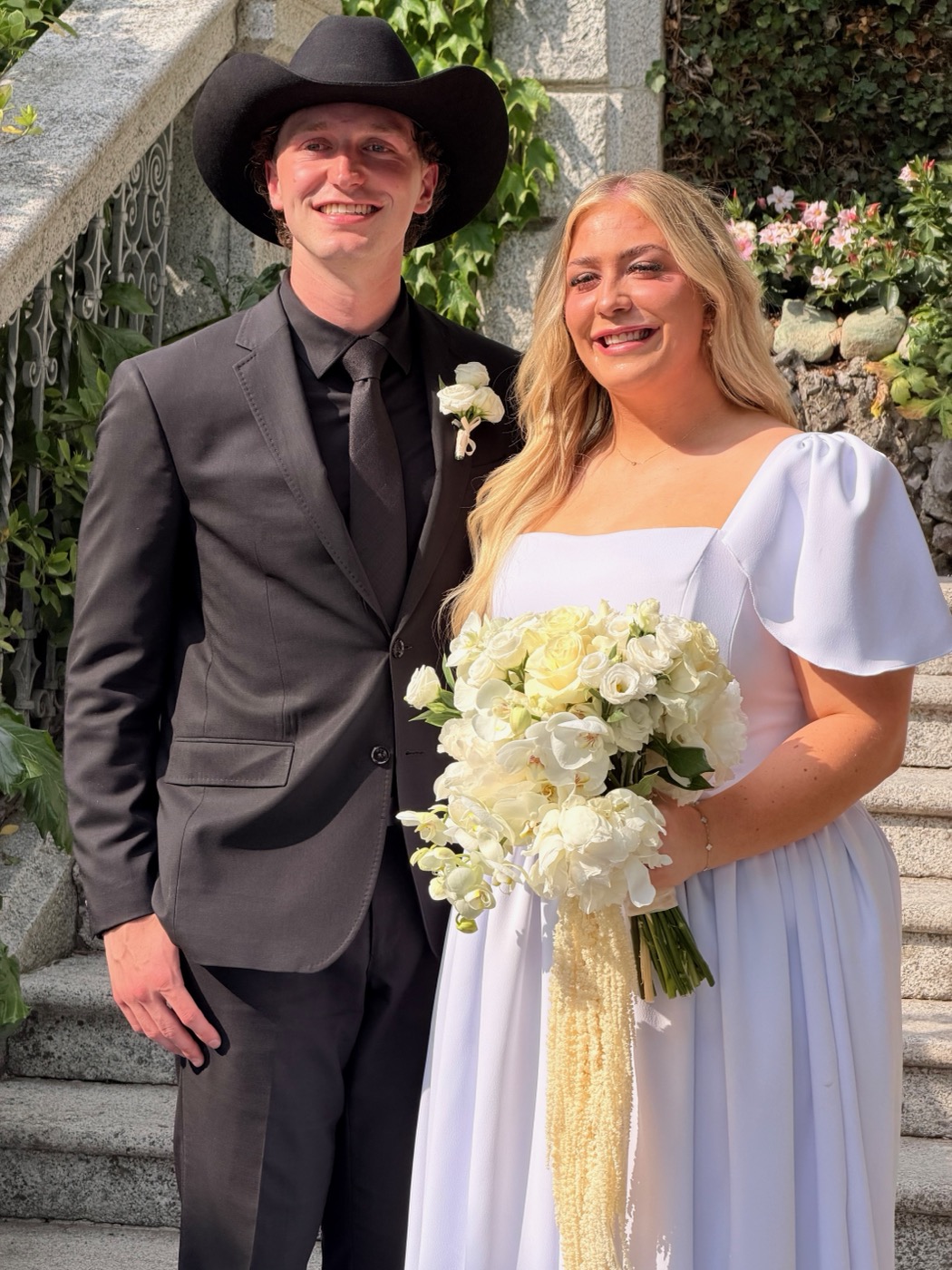 Race and Abbie dressed up